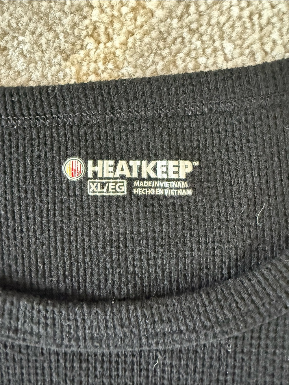 Black Heatkeep Thermal Long Sleeve XL Shirt - Picture 6 of 8